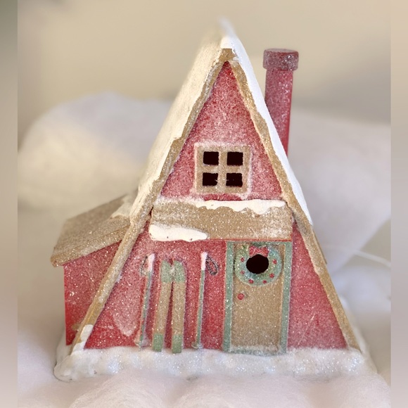 Target BP Christmas Light Up LED Village SKI LODGE - Picture 1 of 5